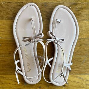 Brand new kate spade Elegant Cream Bow Sandals